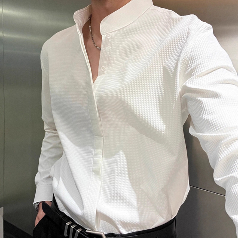 Formal Wear For Men Xxl - メンズ秋のライトマチュアスタイル新作シャツ多用途で高品質なフォーマルウェア