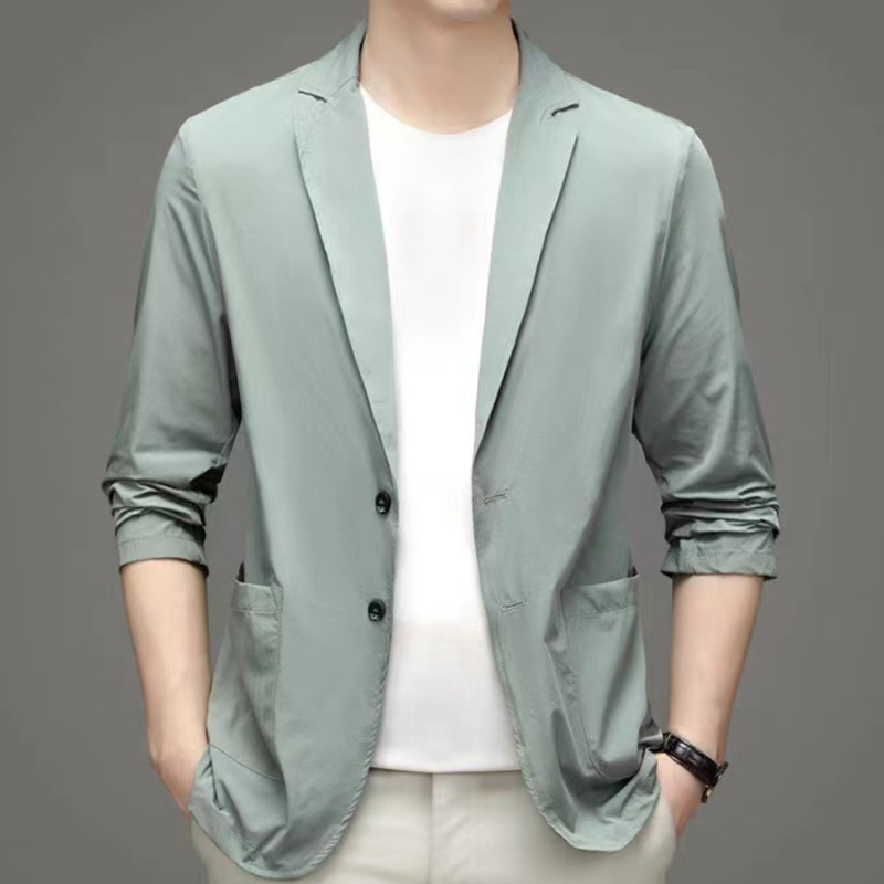 Men Formal Wear Brands - メンズコットンワークウェアブランドビジネス服サイズM-7XL高品質カジュアルトラヘデオンブレ紳士韓国フォーマルスーツ
