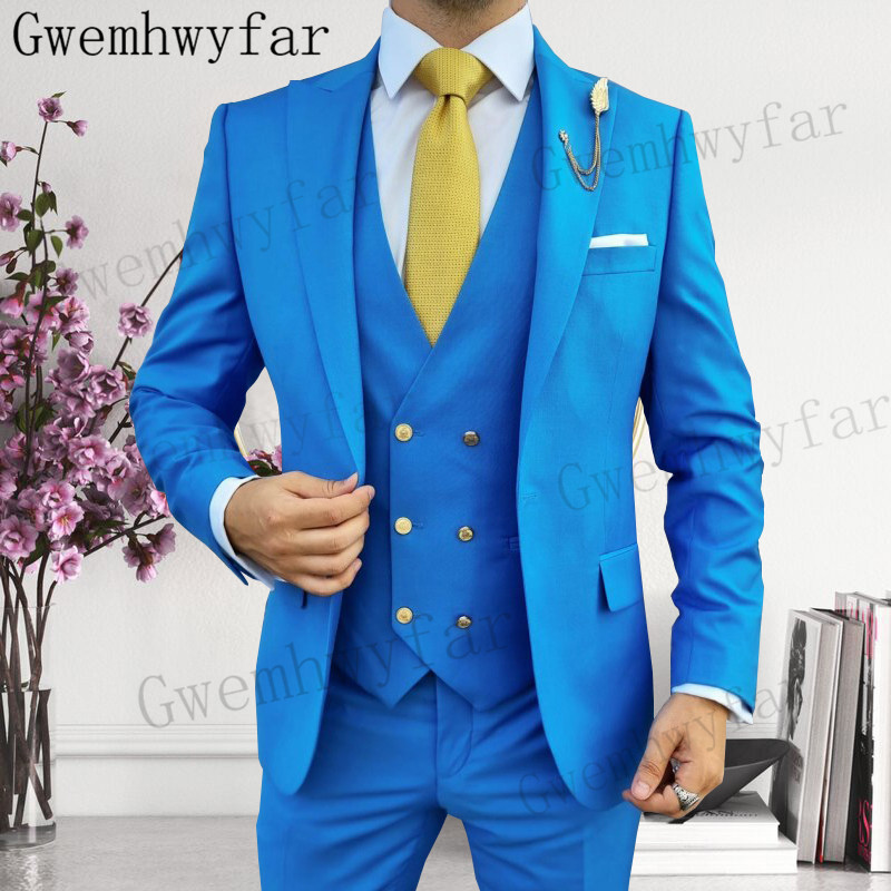 Gwenhwyfar-メンズピークラペルタキシード、花婿付け - Formal Wear For Men In Wedding のレビューと価格