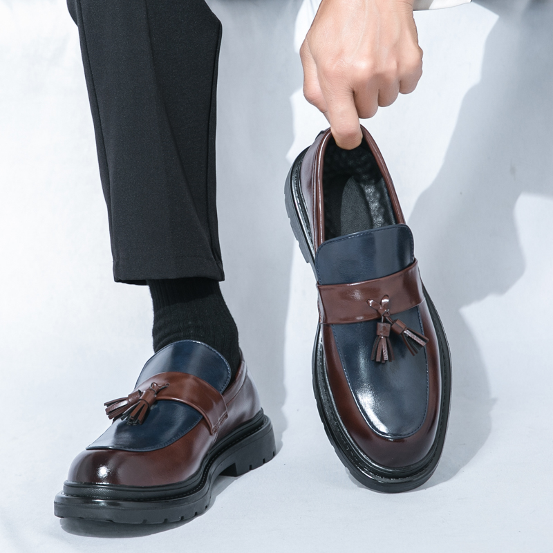 ファッションブランド メンズ ノンスリップ カジュアル レザ - Men Formal Wear Brands のレビューと価格