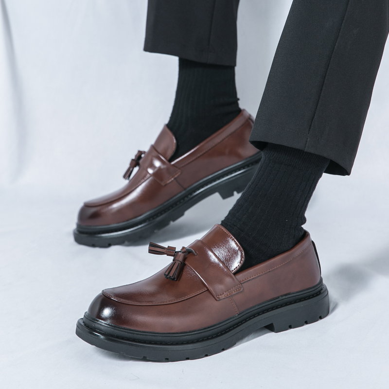 ファッションブランド メンズ ノンスリップ カジュアル レザ - Men Formal Wear Brands のレビューと価格