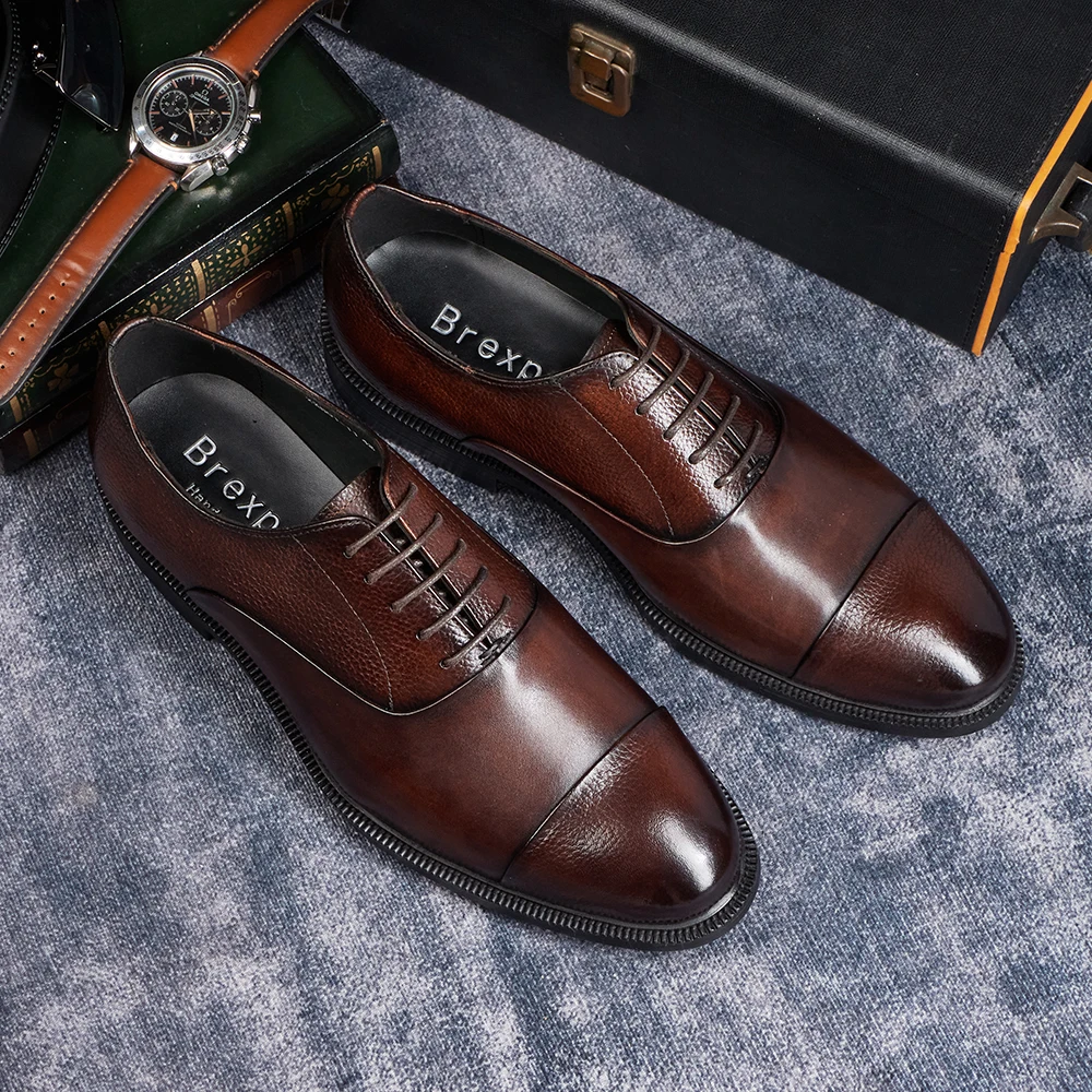 2025年 メンズ イタリアンスタイル ハンドメイド 本革  - Men'S Formal Wear For A Wedding のレビューと価格