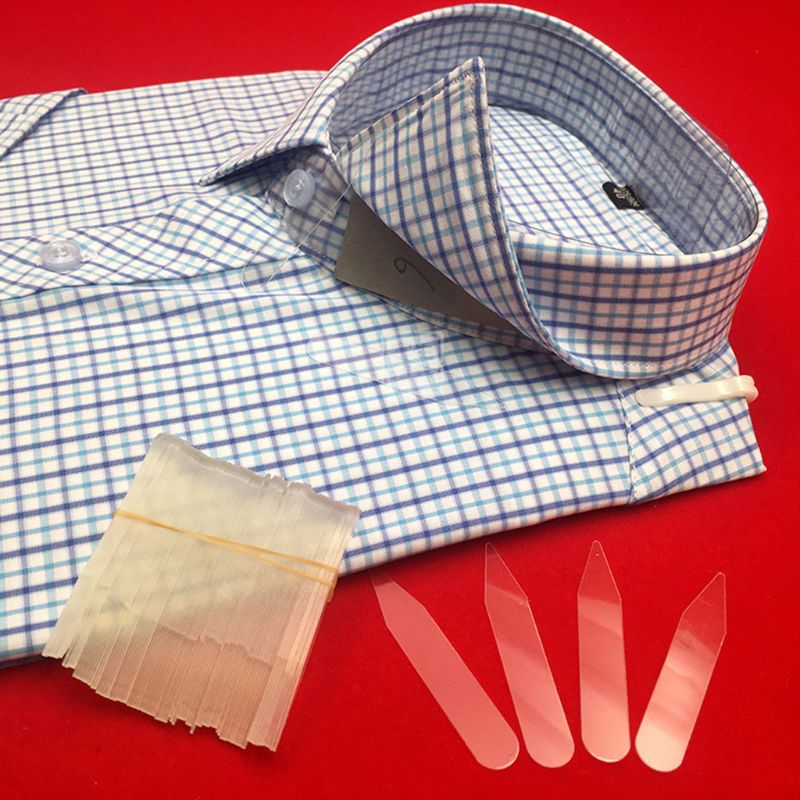 200個のプラスチックカラー補強ステアボーンセットドレスシャ - Collar Stay Metal のレビューと価格