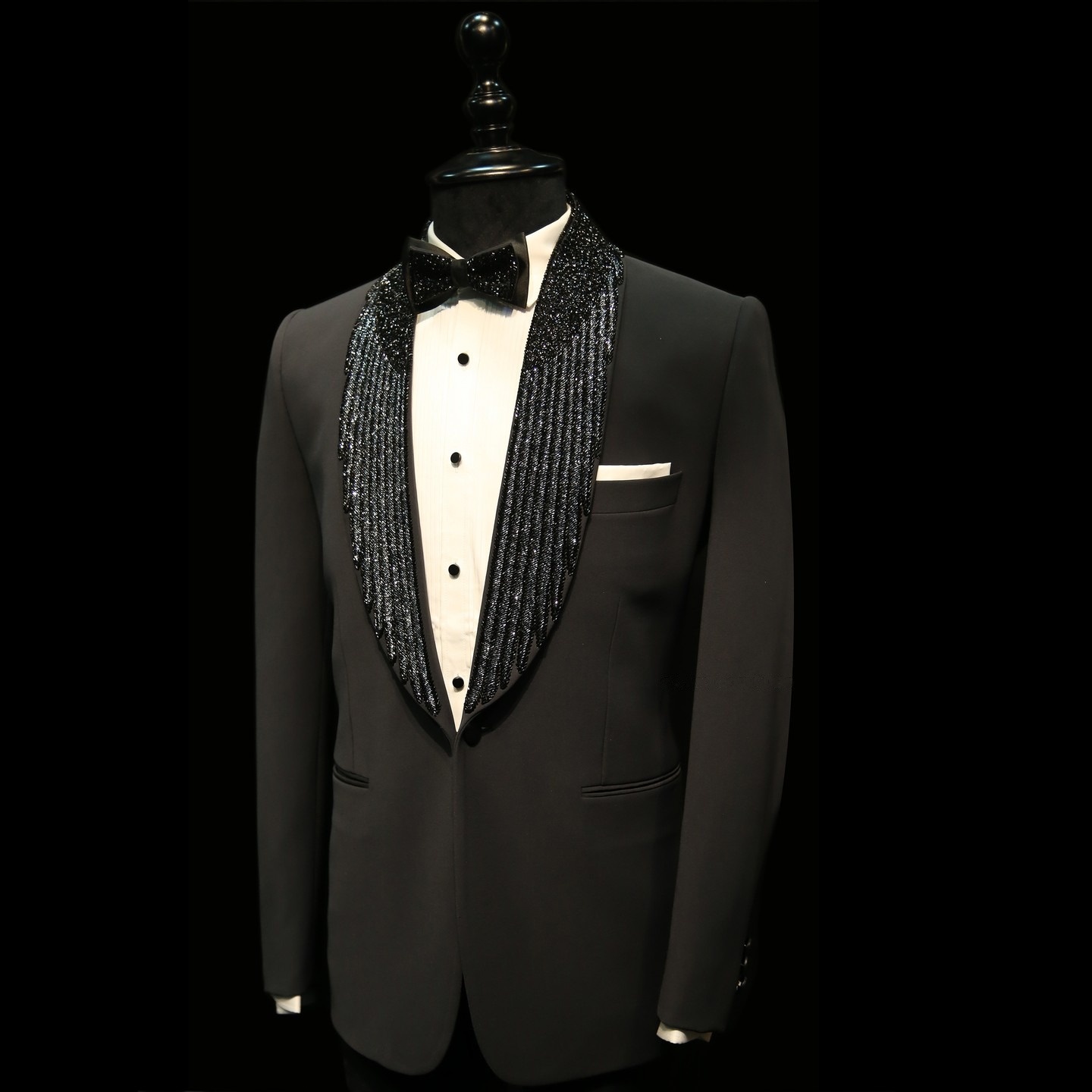 モダンなパーソナライズフィットウェディングスーツ男性用 2  - Men Formal Wear Modern のレビューと価格