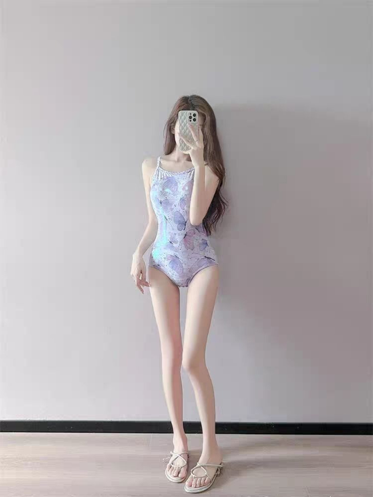 女性用 2026 新しいワンピースレーシング水着プリントスリ - Slim Fit Suit Set のレビューと価格