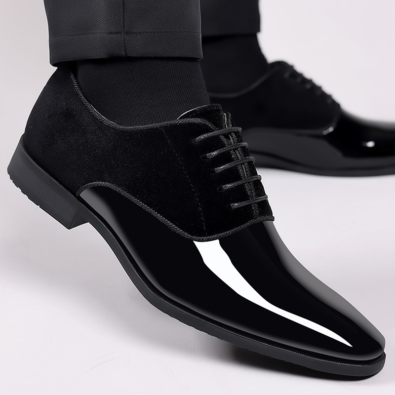 メンズレザーレースアップシューズ,フォーマルフォーマルシュー - Men'S Formal Wear For A Wedding のレビューと価格