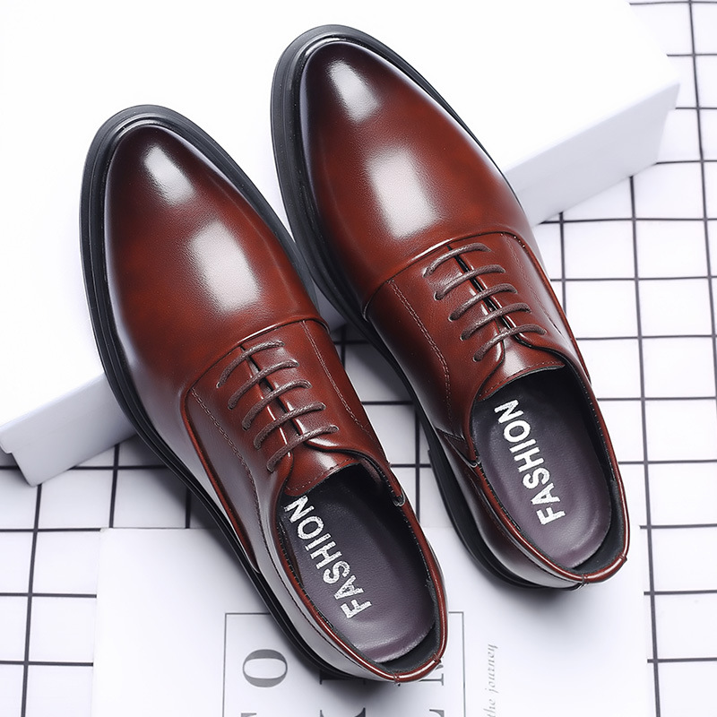 男性ドレスシューズフォーマルオックスフォードクラシックビジネ - Men'S Formal Wear For A Wedding のレビューと価格