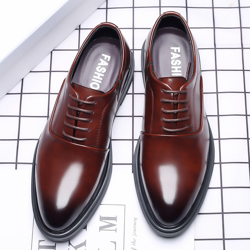 男性ドレスシューズフォーマルオックスフォードクラシックビジネ - Men'S Formal Wear For A Wedding のレビューと価格