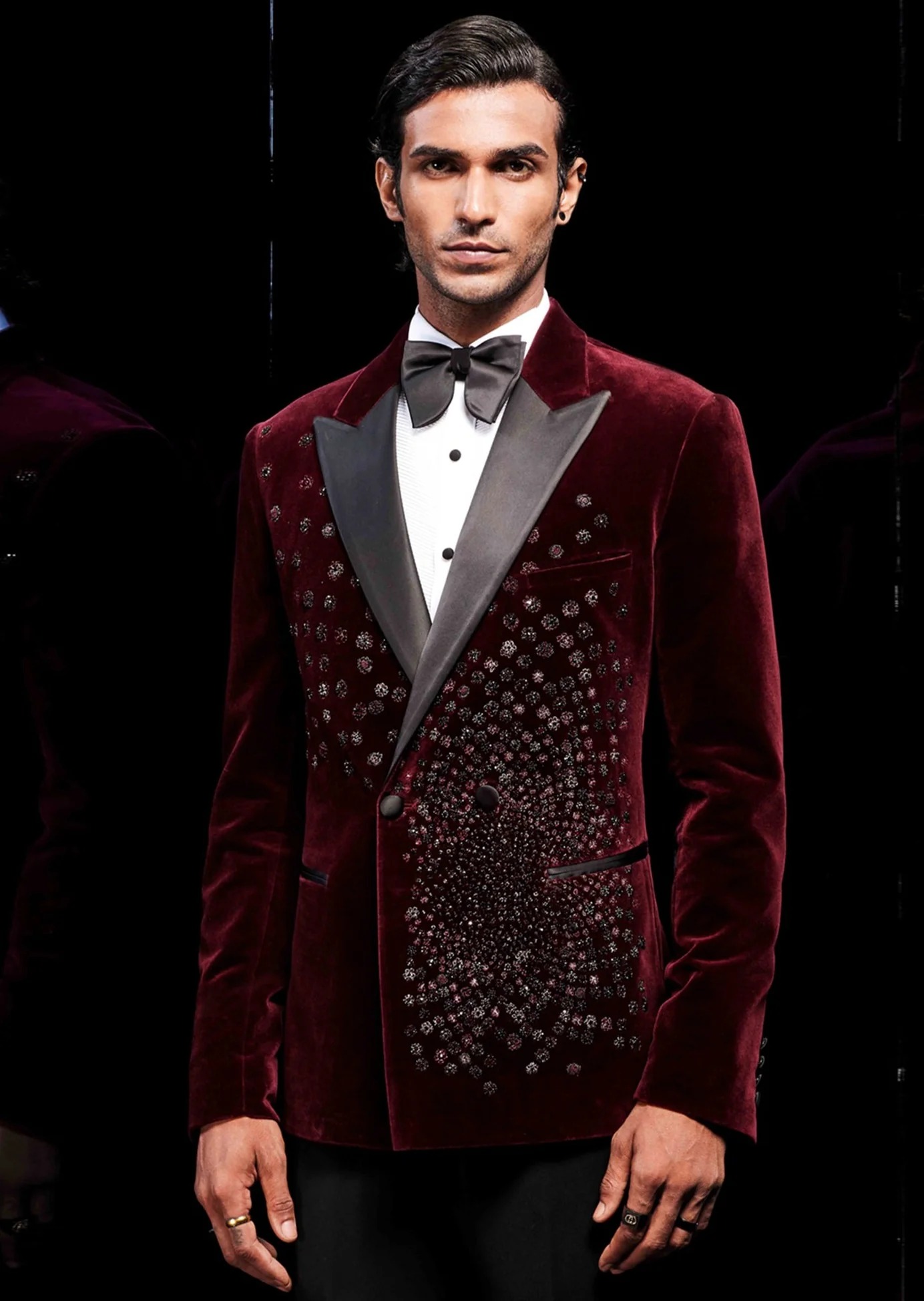 メンズ向け新作デザイナーズウェディングスーツ、2ピースブレザ - Men Formal Wear Modern のレビューと価格