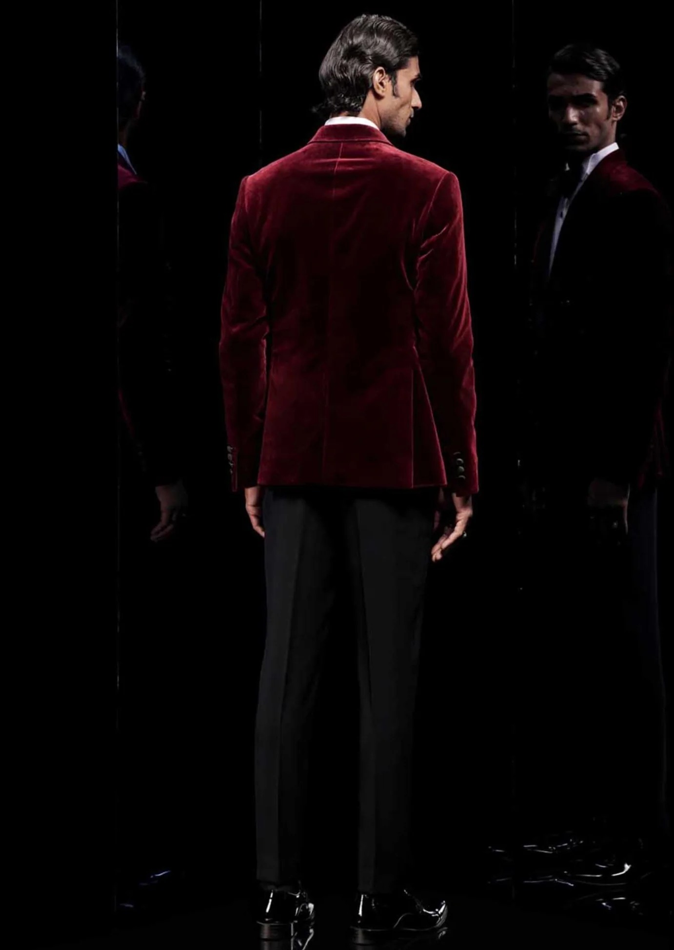 メンズ向け新作デザイナーズウェディングスーツ、2ピースブレザ - Men Formal Wear Modern のレビューと価格