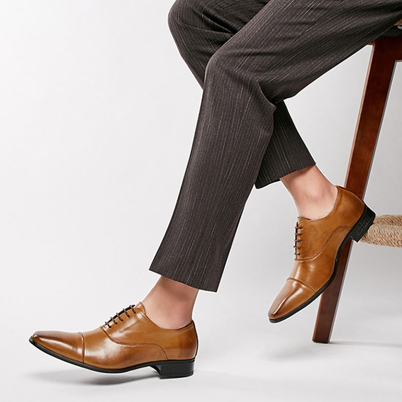 2025年ビジネスニューファッションメンズドレスシューズレザ - Men'S Formal Wear For A Wedding のレビューと価格