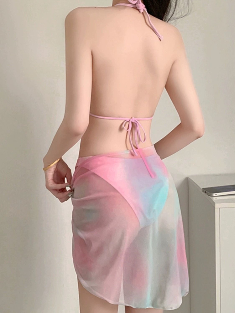 セクシーな女性用ビキニ 2026新作 ピンクとブルーの水着セ - Slim Fit Suit Set のレビューと価格