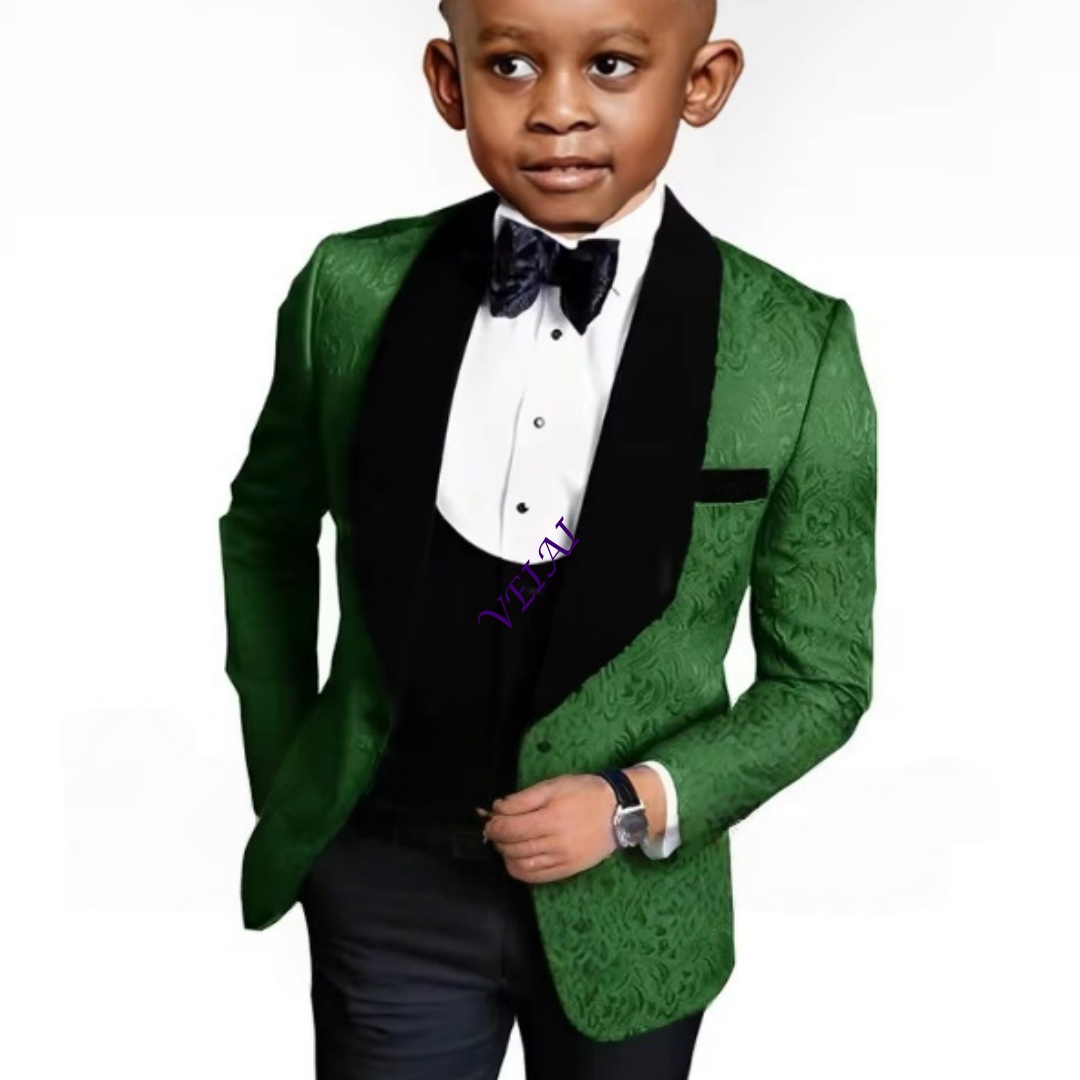 IFashion 花柄3点セット男の子用スーツ ウェディング - Formal Wear For Men Kids のレビューと価格
