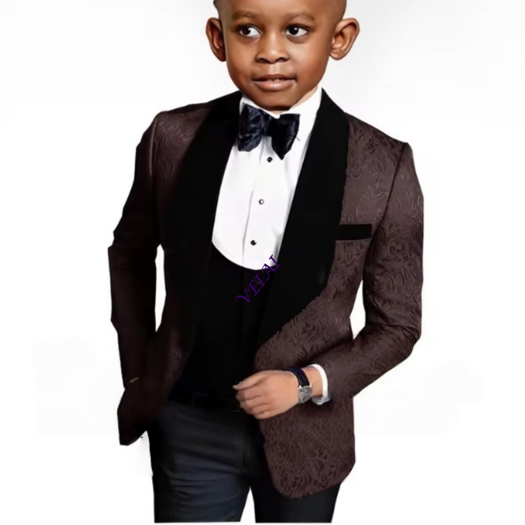 IFashion 花柄3点セット男の子用スーツ ウェディング - Formal Wear For Men Kids のレビューと価格