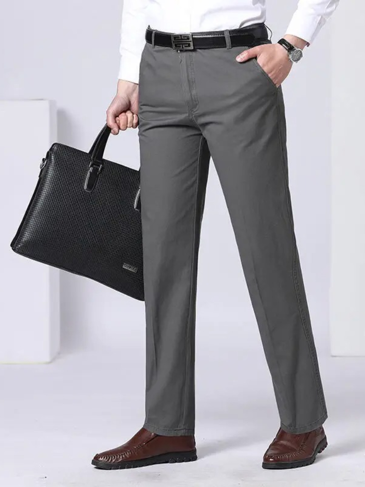 メンズハイウエストスリムパンツスラックス、ストレート、ルーズ - Men'S Formal Wear For A Wedding のレビューと価格