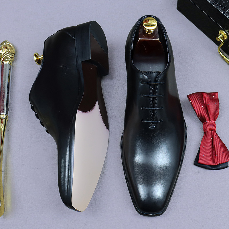 デザイナー本革メンズホールカットオックスフォードシューズ高級 - Men Formal Wear Brands のレビューと価格
